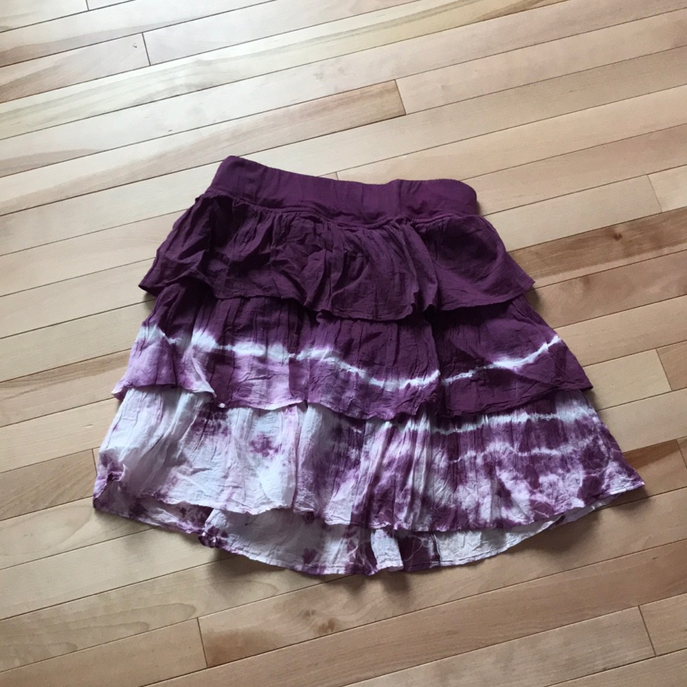 Purple tie-dye skirt⭐️